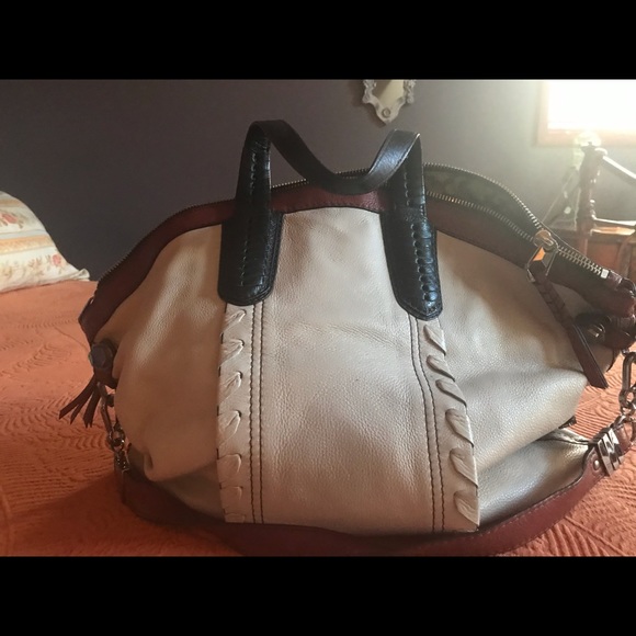 orYany leather convertible Tote bone - Picture 2 of 5